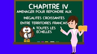 Géographie  Aménager pour répondre aux inégalités croissantes entre territoires Chapitre 4 [upl. by Aiceled234]