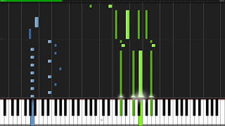 Bergentrückung  ASGORE  Undertale Piano Tutorial Synthesia [upl. by Aihsenod]