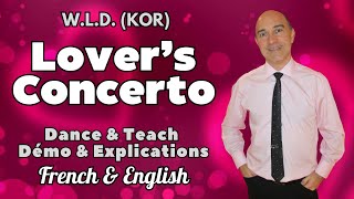 Lover’s Concerto Line Dance Dance amp Teach  Démo amp Explications  French amp English [upl. by Acissev]