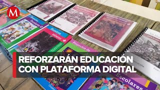 Distribuyen libros de texto gratuitos en Aguascalientes plataforma digital reforzará conocimientos [upl. by Dolora]