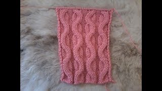 Tuto point de tricot Caducée à 6 mailles en miroir [upl. by Leuas66]