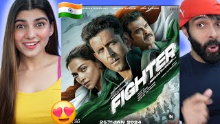 Fighter Official Trailer Reaction  Hrithik Roshan Deepika Padukone Anil Kapoor Siddharth Anand [upl. by Melosa]