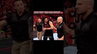 Angry WITH US security 🚨 scared by Brock Lesnar [upl. by Atsirc]