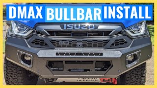 How to Install BULLBAR on ISUZU DMAX  Hoopless Bar  2021 Isuzu DMax Build Series 28 [upl. by Friede]