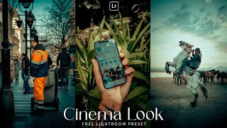 Cinematic Look Lightroom Preset  Lightroom Mobile Preset Free DNG amp XMP  Cinematic presets [upl. by Enibas978]