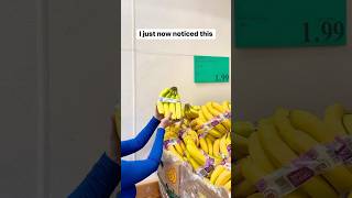 Green signs mean the item is organic costco organic banana shopping fruits [upl. by Greenburg]