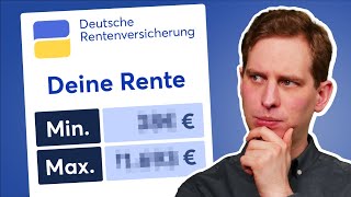 Die höchsteniedrigste Rente die du in Deutschland bekommen kannst [upl. by Louanne944]