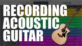 How to record ACOUSTIC Guitar  The ULTIMATE GarageBand Beginners Guide Pt 17 [upl. by Hal]