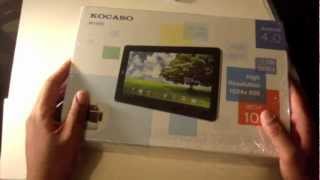 Kocaso M1050 Google Android 40 4GB Unboxing Review [upl. by Egarton]