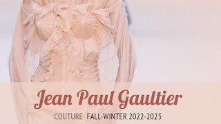 Collection Jean Paul Gaultier couture fallwinter 20222023 💥☘️ [upl. by Tandy]