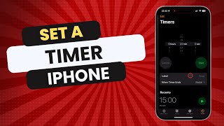 How To Set A Timer On iPhone in 2024 [upl. by Mellman287]