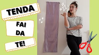 Cucire una TENDA tutorial rapido [upl. by Conal]