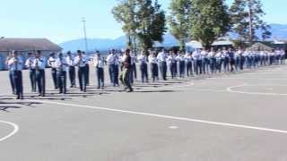 Drill and Ceremonial Instructor Course visits HMCS Quadra to Fire Volleys amp Feux De Joie [upl. by Nemhauser629]