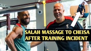 ✅Salah Reaches Out to Chiesa After Training Ground Incident✅ [upl. by Ettegirb]