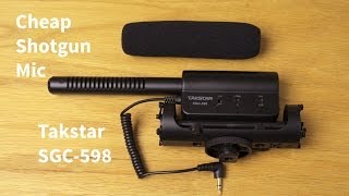 Cheap Shotgun MicTakstar SGC598 Review [upl. by Irita974]