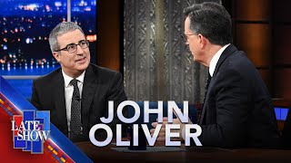 quotThe Longer The Line The Betterquot  John Oliver Likes Voting In Person On Election Day [upl. by Kruger]