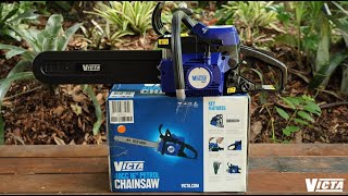 Victa 16quot 40cc 2Stroke Petrol Chainsaw  Start Up Video [upl. by Astri409]