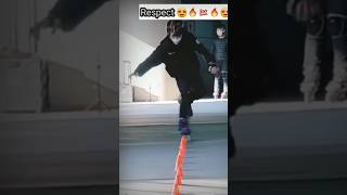 Inline skating stunts😱🔥inlineskatingskating youtubeshorts shortsgirlreaction viralvideo [upl. by Drarrej]