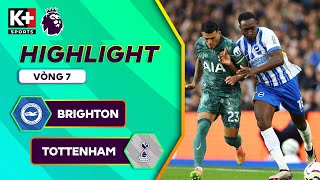 BRIGHTON  TOTTENHAM  CUỘC LỘI NGƯỢC DÒNG CẢM XÚC VỠ ÒA TRÊN SÂN AMEX  NGOẠI HẠNG ANH 2425 [upl. by Bremer497]