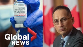 Canada to receive 2 million more Moderna COVID19 vaccines by mid June  FULL [upl. by Finnigan]