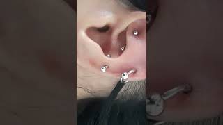 Piercing rock helix ant tragus [upl. by Nolad129]