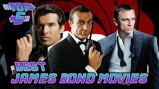 Top 5 Best James Bond Movies [upl. by Helbonnas]