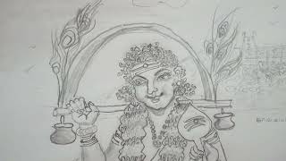 Revathykannan sureka kandasasti viratham day5 pencil drawing [upl. by Garner]