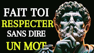 Comment montrer VOTRE VALEUR sans dire un seul mot  stoïcisme [upl. by Anilehcim]