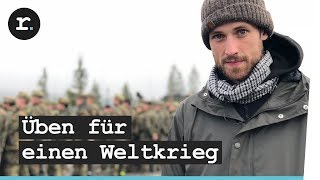 NATO Großmanöver Soldaten der Bundeswehr trainieren Krieg  reporter [upl. by Ailehc]