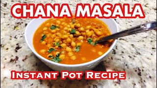 INSTANT POT CHANA MASALA  Chole in Instant Pot  Instant Pot Indian Recipes  Chick Peas Curry [upl. by Lairret]