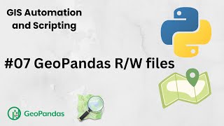 Geospatial Python  07  GeoPandas RW files [upl. by Jeramey893]