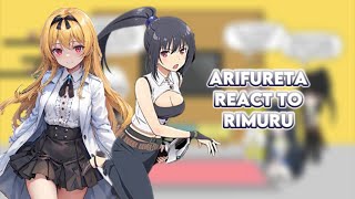 Arifureta react to Rimuru as Yue’s ancestor Gacha reaction AU ship Rimuru x Luminous [upl. by Trebleda]