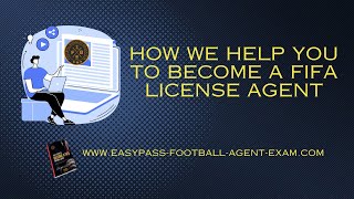 How to apply for the FIFA EXAM and become a FIFA License Agent [upl. by Eiramassenav490]