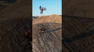 Air wheelies dirtbike motocross sunset sendit jump [upl. by Asylla]