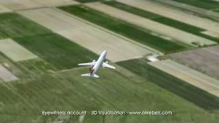 Schiphol Amsterdam Crash  Turkish Airlines  3D visualisation final [upl. by Ylellan909]