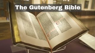 23rd February 1455 Johannes Gutenberg publishes his moveable type printed Bible [upl. by Yborian]