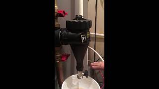 Cleaning a Fernox TF1 magnetic filter [upl. by Puna]