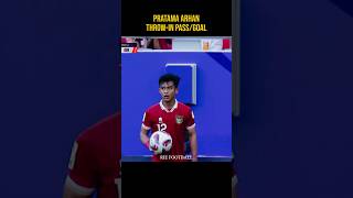 Pratama Arhan Throw in pass and goal shorts [upl. by Sara]