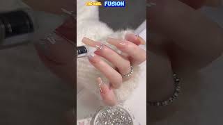 Achieve Salon Quality  Nail Polish with Floral Design amp Shine at Home short short nailsnailart [upl. by Surat]