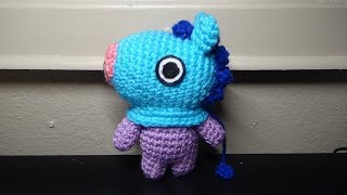 BT21 Mang TUTORIAL  Amigurumi pattern [upl. by Eelamme225]