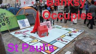 Banksy Occupy London Protest [upl. by Aloisia62]