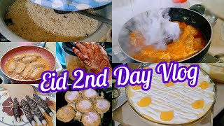 Eid 2nd Day Vlog  Sub ne bahut tareef ki 😊😊  Eid Food Preparation [upl. by Nairehs]