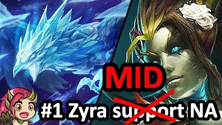 Chill music hectic Zyra mid game no mic Been a hard week IRL vs Anivia [upl. by Emirej833]