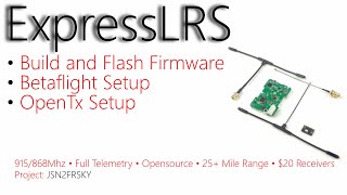 ExpressLRS Complete Setup Guide for Happymodel ES915TX and ES915RX [upl. by Llyrad786]