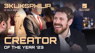 3kliksphilip  Creator of the Year  HLTV Award Show 2023 [upl. by Ydnor]