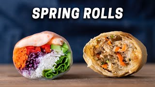 Spring Rolls 2 Ways [upl. by Atirrehs]