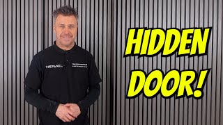 How To Install Wood Slat Panels on a Wall and Door  AZ GUIDE  wallsandfloors [upl. by Mellman]