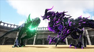 DRAGÓN GOD VS GODZILLA  ARK Survival Evolved [upl. by Acenom182]