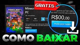 🔥 MINECRAFT FICOU de GRAÇA no SITE OFICIAL 5 MÉTODOS [upl. by Eenalem160]