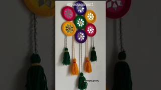 Diy beautiful wall hanging items trending viralsong shorts wallhanging [upl. by Aihsekat]